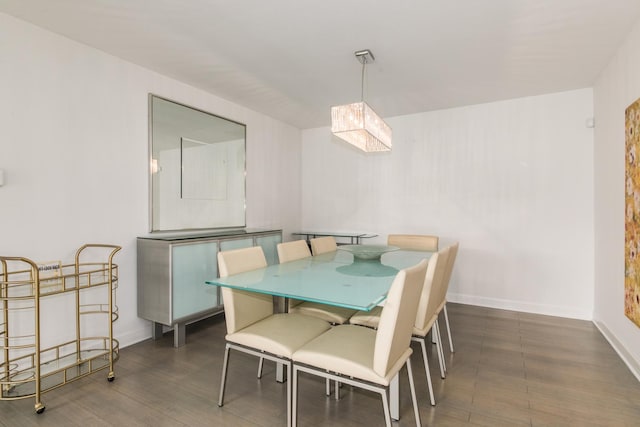 125 Boardwalk Pl Unit 101, Park Ridge, IL 60068 - dining room featuring wood finished floors and baseboards