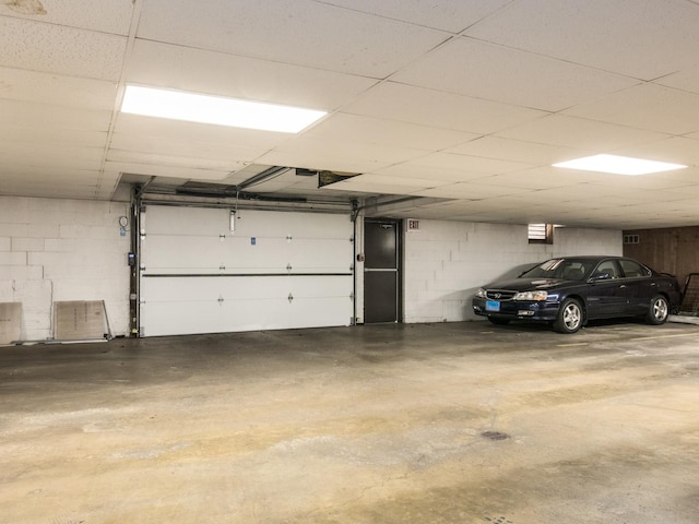 125 Boardwalk Pl Unit 101, Park Ridge, IL 60068 - parking deck with concrete block wall