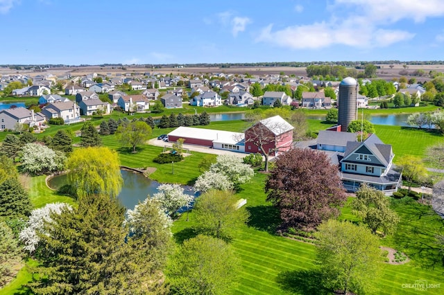 3838 Plainfield Rd, Oswego, IL 60543 - aerial view of residential area featuring a nearby body of water