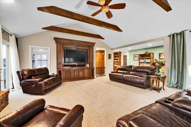 3838 Plainfield Rd, Oswego, IL 60543 - carpeted living room featuring ceiling fan and recessed lighting
