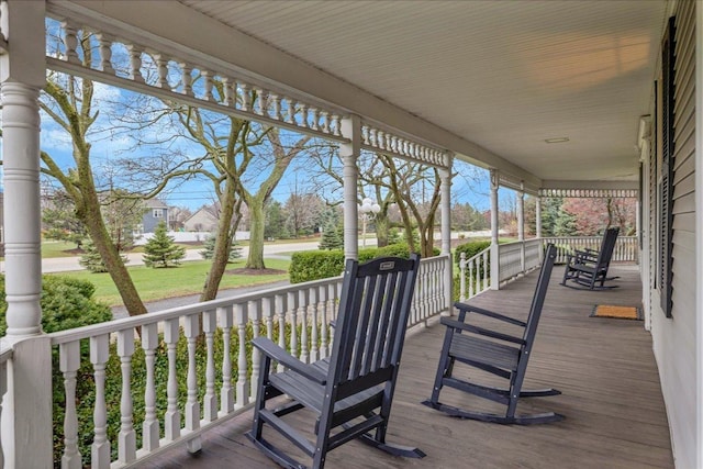 3838 Plainfield Rd, Oswego, IL 60543 - view of wooden porch