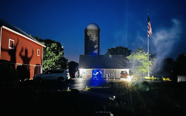 3838 Plainfield Rd, Oswego, IL 60543 - view of property exterior at night