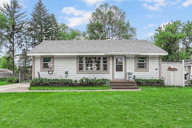 8819 Acorn Path, Wonder Lake, IL 60097 - view of front of house featuring a shingled roof
