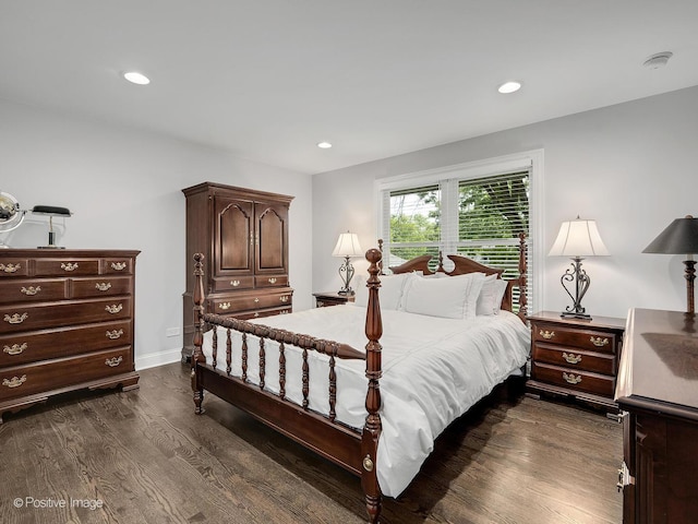 1465 Cantigny Way, Wheaton, IL 60189 - bedroom featuring dark wood finished floors, recessed lighting, and baseboards
