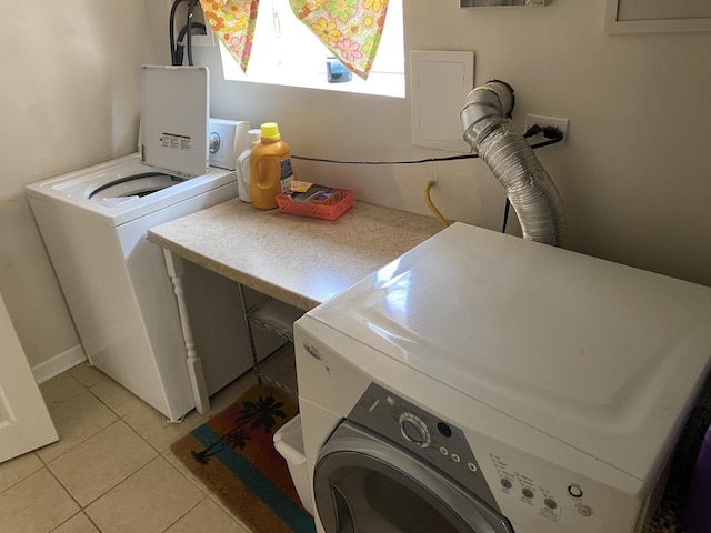2655 W 97th Pl, Evergreen Park, IL 60805 - laundry room featuring light tile patterned floors and electric panel