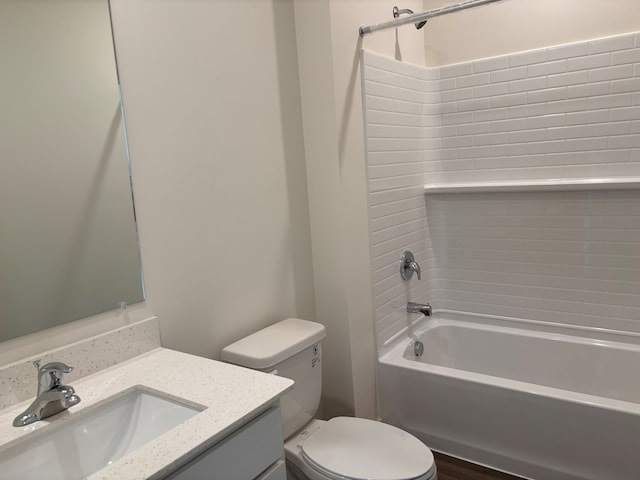 2278 Elderberry Ct, Wonder Lake, IL 60097 - full bathroom featuring vanity, bathtub / shower combination, and toilet