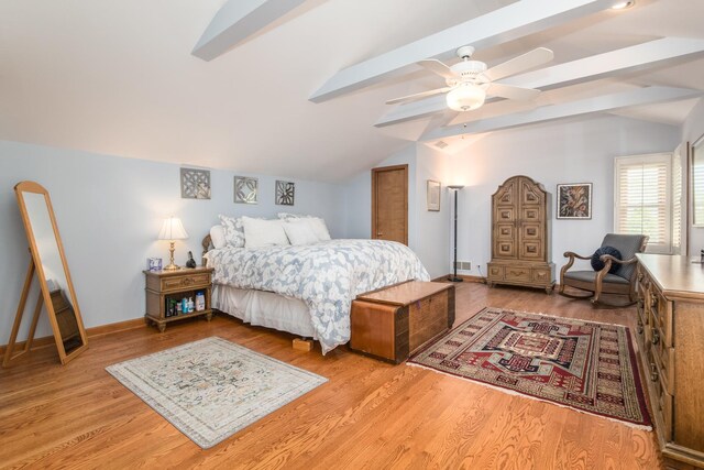 228 Cornell Ave, Des Plaines, IL 60016 - bedroom with wood finished floors, baseboards, and a ceiling fan