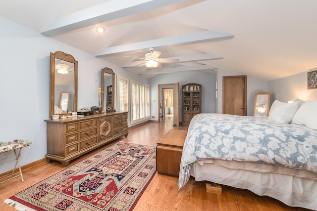 228 Cornell Ave, Des Plaines, IL 60016 - bedroom featuring light wood-type flooring, baseboards, and ceiling fan