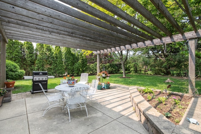 228 Cornell Ave, Des Plaines, IL 60016 - view of patio / terrace with a pergola and outdoor dining space