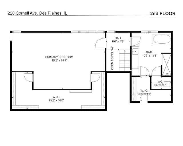 228 Cornell Ave, Des Plaines, IL 60016 - property floor plan