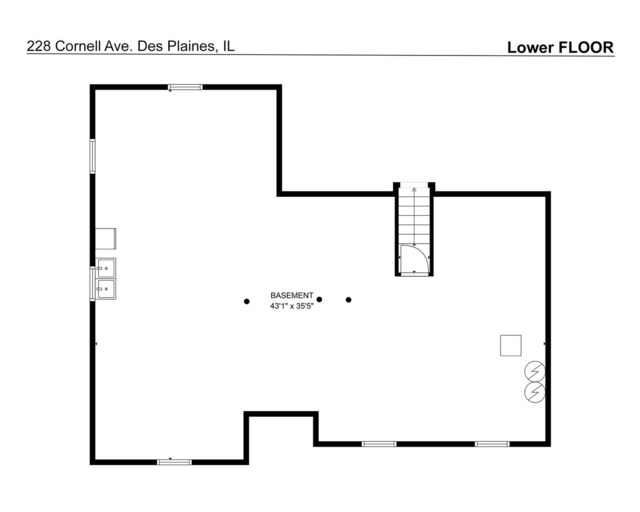 228 Cornell Ave, Des Plaines, IL 60016 - home floor plan