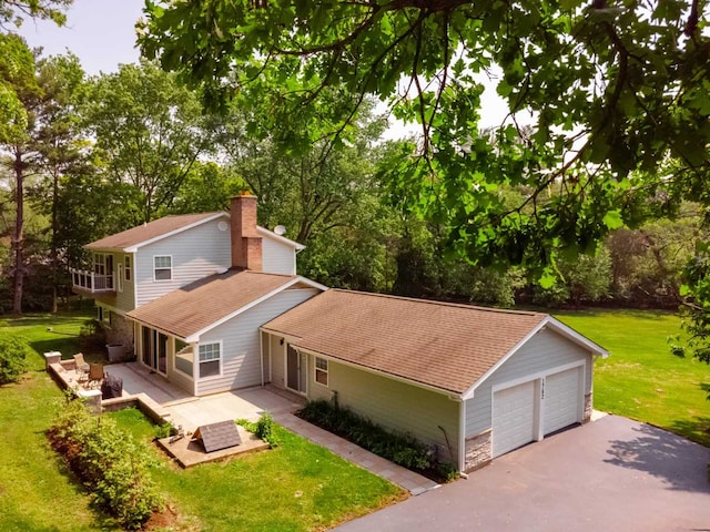 1762 W Palatine Rd, Inverness, IL 60067 - view from above of property