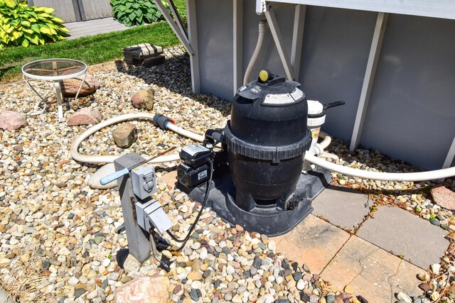 1403 N Motorola Dr, Pontiac, IL 61764 - exterior view of a fire pit