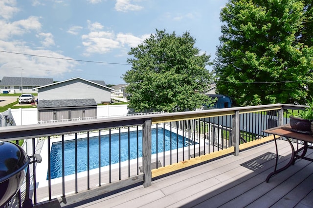 1403 N Motorola Dr, Pontiac, IL 61764 - deck featuring a fenced backyard and grilling area