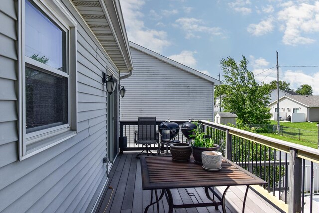 1403 N Motorola Dr, Pontiac, IL 61764 - view of deck