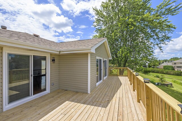 9836 Circle Pkwy, Palos Park, IL 60464 - view of wooden terrace