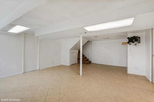 5032 Crain St, Skokie, IL 60077 - finished below grade area featuring stairs