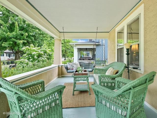 412 7th Ave, La Grange, IL 60525 - balcony featuring an outdoor hangout area
