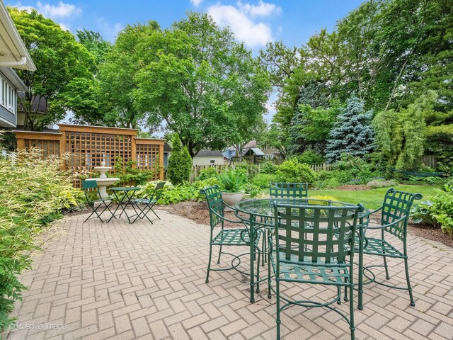 412 7th Ave, La Grange, IL 60525 - view of patio featuring outdoor dining space