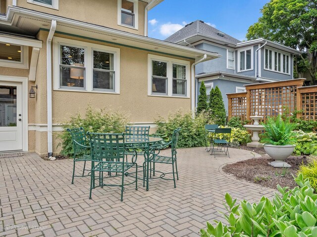 412 7th Ave, La Grange, IL 60525 - view of patio featuring outdoor dining area