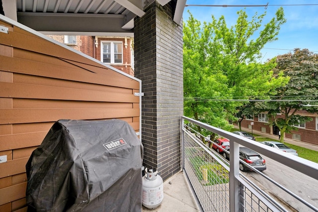 3201 W Leland Ave Unit 205, Chicago, IL 60625 - balcony with grilling area