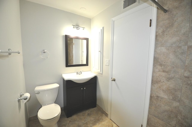 1455 Shermer Rd Unit 506, Northbrook, IL 60062 - bathroom with vanity, toilet, and baseboards