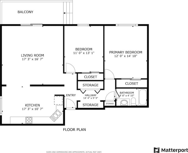 505 Kenilworth Ave Unit 4, Glen Ellyn, IL 60137 - room layout