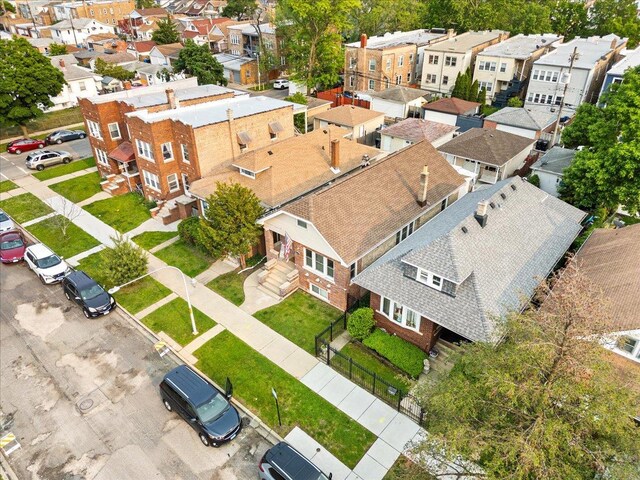 5011 W Deming Pl, Chicago, IL 60639 - aerial perspective of suburban area