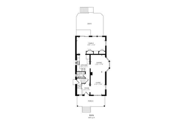 820 Woodbine Ave, Oak Park, IL 60302 - home floor plan