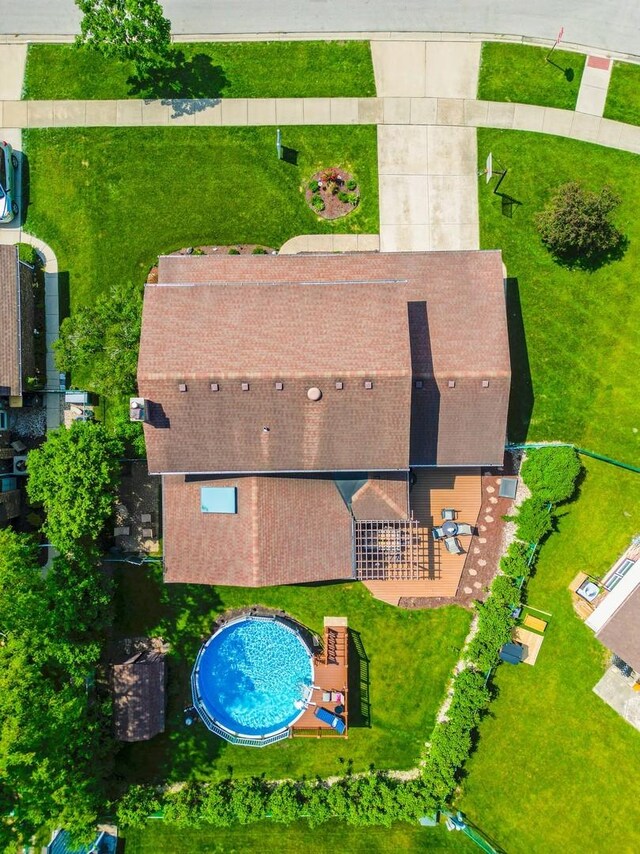 1910 E Crabtree Dr, Arlington Heights, IL 60004 - aerial view of property and surrounding area