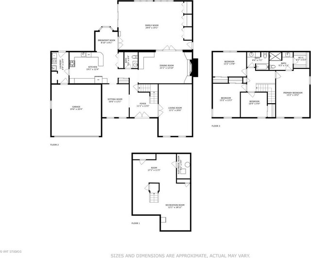 1910 E Crabtree Dr, Arlington Heights, IL 60004 - view of property floor plan