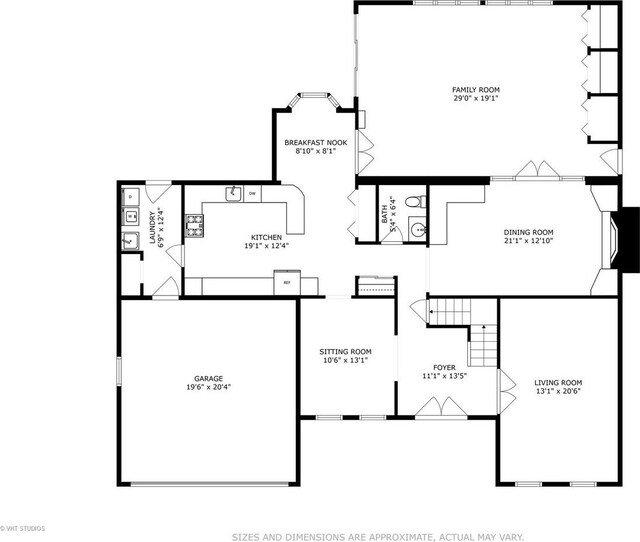 1910 E Crabtree Dr, Arlington Heights, IL 60004 - view of floor plan / room layout
