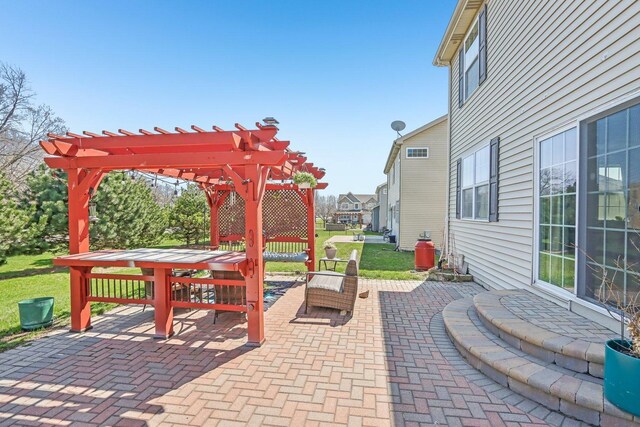 779 W Mystic Ln, Romeoville, IL 60446 - view of patio with a pergola