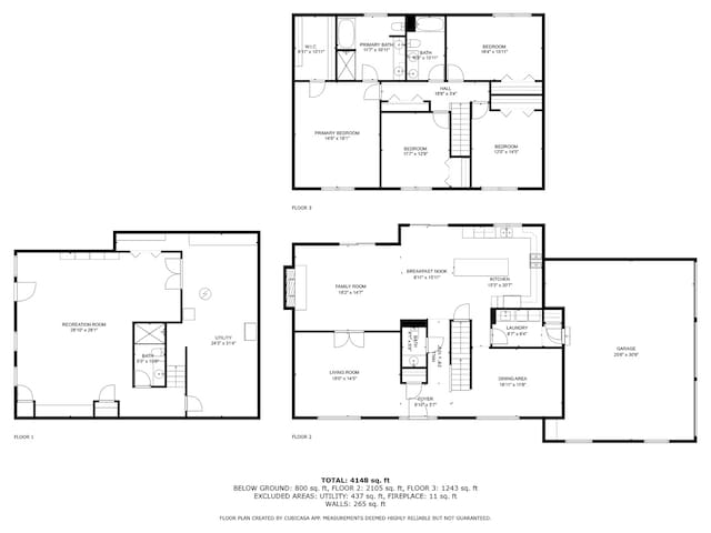 1291 Acorn Ct, Sleepy Hollow, IL 60118 - view of floor plan / room layout
