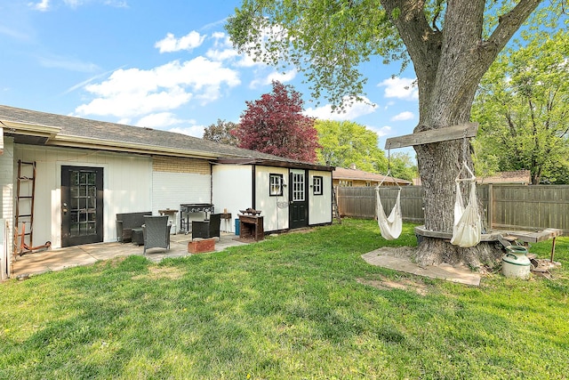 16527 S Ivy Ln, Plainfield, IL 60586 - view of yard featuring a patio