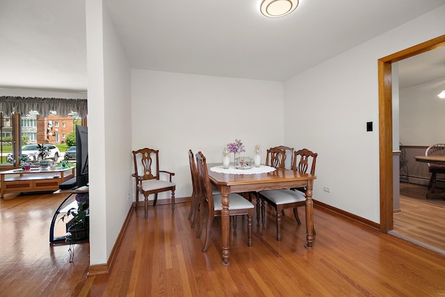16028 Laramie Ave, Oak Forest, IL 60452 - dining space featuring light wood finished floors and baseboards