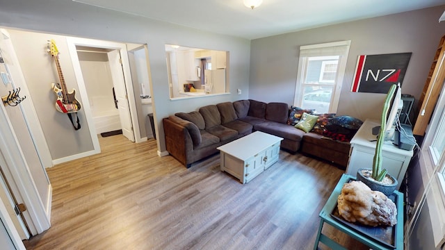 130 Syril Dr, Geneva, IL 60134 - living room with light wood-type flooring and baseboards