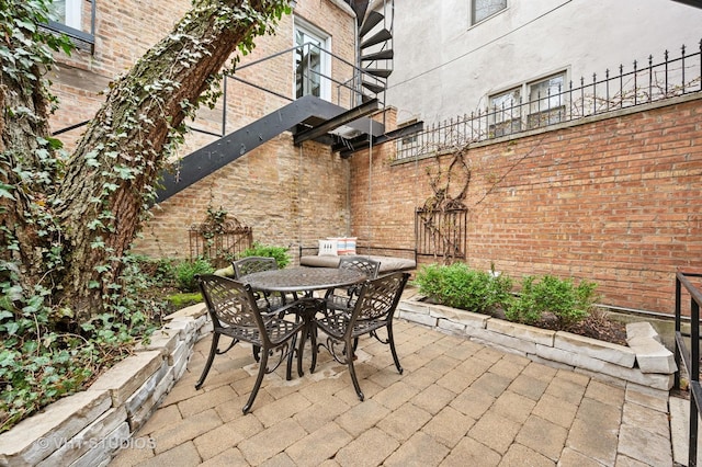 1636 N Cleveland Ave, Chicago, IL 60614 - view of patio / terrace featuring outdoor dining area