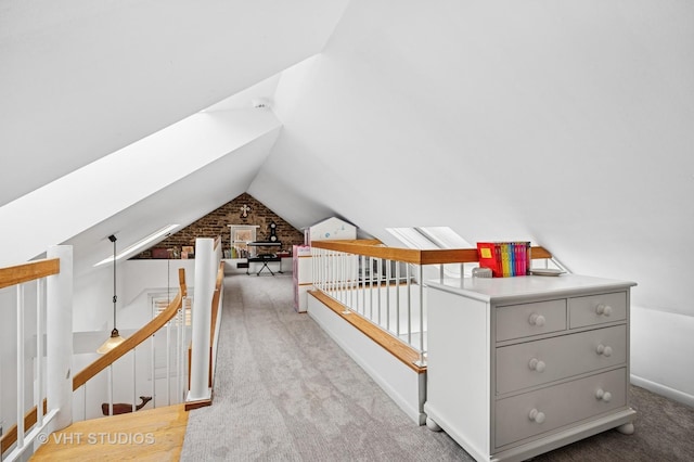 1636 N Cleveland Ave, Chicago, IL 60614 - additional living space featuring carpet floors, vaulted ceiling, and baseboards