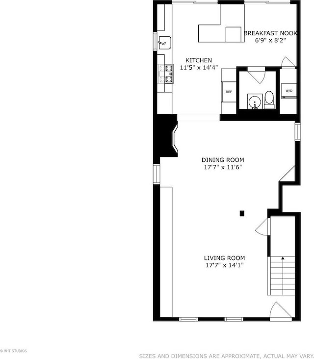 1636 N Cleveland Ave, Chicago, IL 60614 - floor plan / room layout