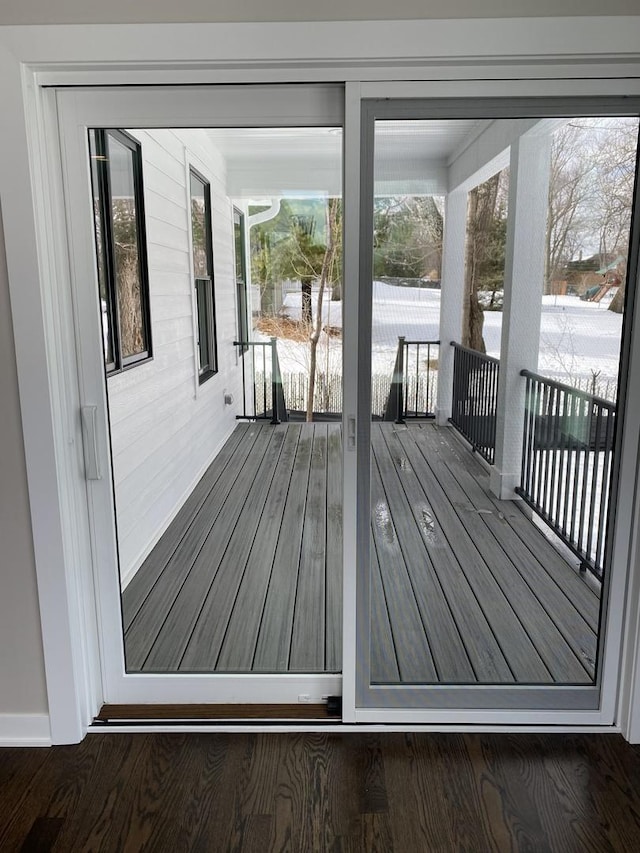 2019 Middleton Ave, Lisle, IL 60532 - wooden deck featuring a sunroom
