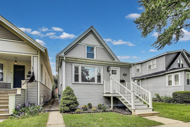 529 Circle Ave, Forest Park, IL 60130 - view of front of home with a front lawn