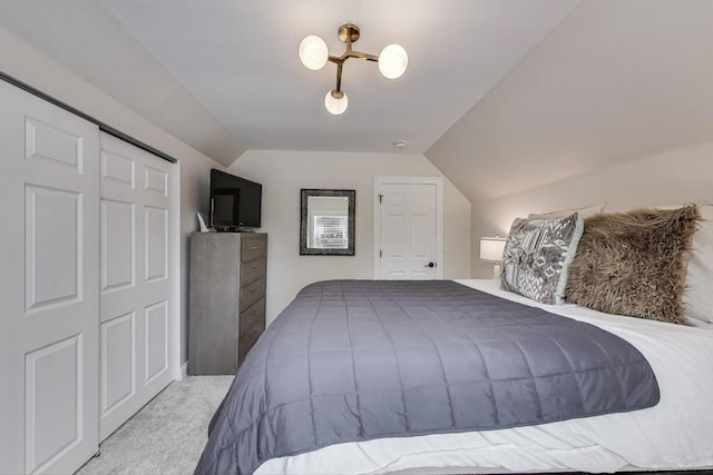 529 Circle Ave, Forest Park, IL 60130 - carpeted bedroom with lofted ceiling