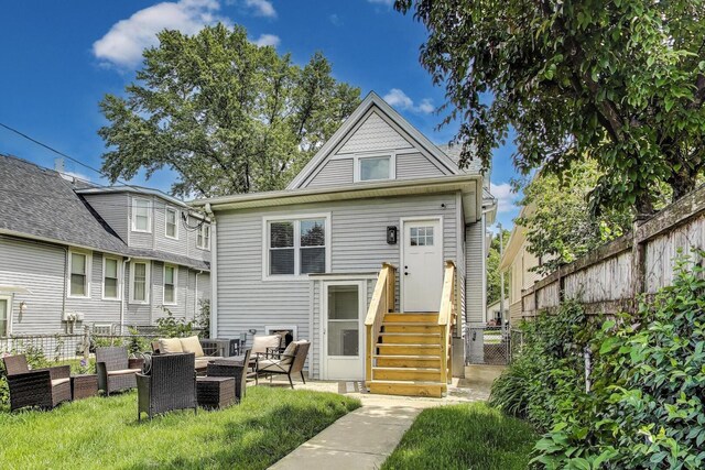 529 Circle Ave, Forest Park, IL 60130 - back of house featuring outdoor lounge area
