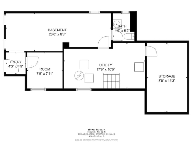 9620 S Exchange Ave, Chicago, IL 60617 - floor plan / room layout