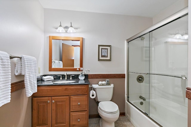 115 Thornbrook Rd, Dekalb, IL 60115 - full bath featuring vanity, toilet, and combined bath / shower with glass door