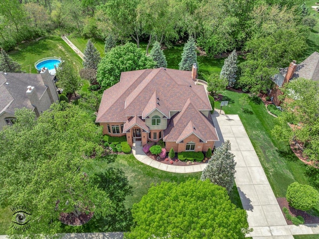 21048 Tall Grass Dr, Mokena, IL 60448 - view of subject property featuring a pool
