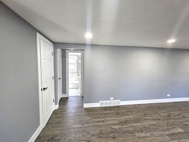 1343 E Anderson Dr, Palatine, IL 60074 - unfurnished room with baseboards and dark wood-style flooring