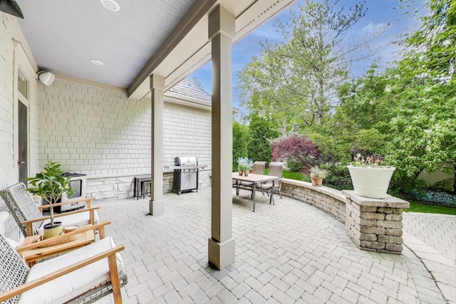 724 Becker Rd, Glenview, IL 60025 - view of patio / terrace featuring outdoor dining space and grilling area
