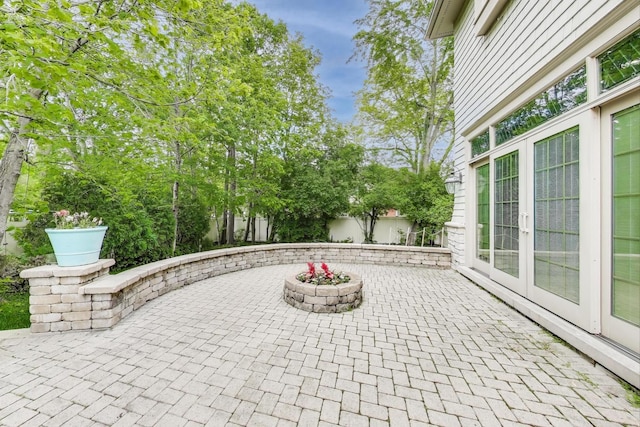 724 Becker Rd, Glenview, IL 60025 - view of patio / terrace with french doors